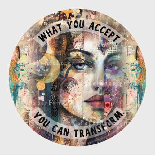 Μαγνητάκι Ψυγείου Φεγγάρι Accept and Transform