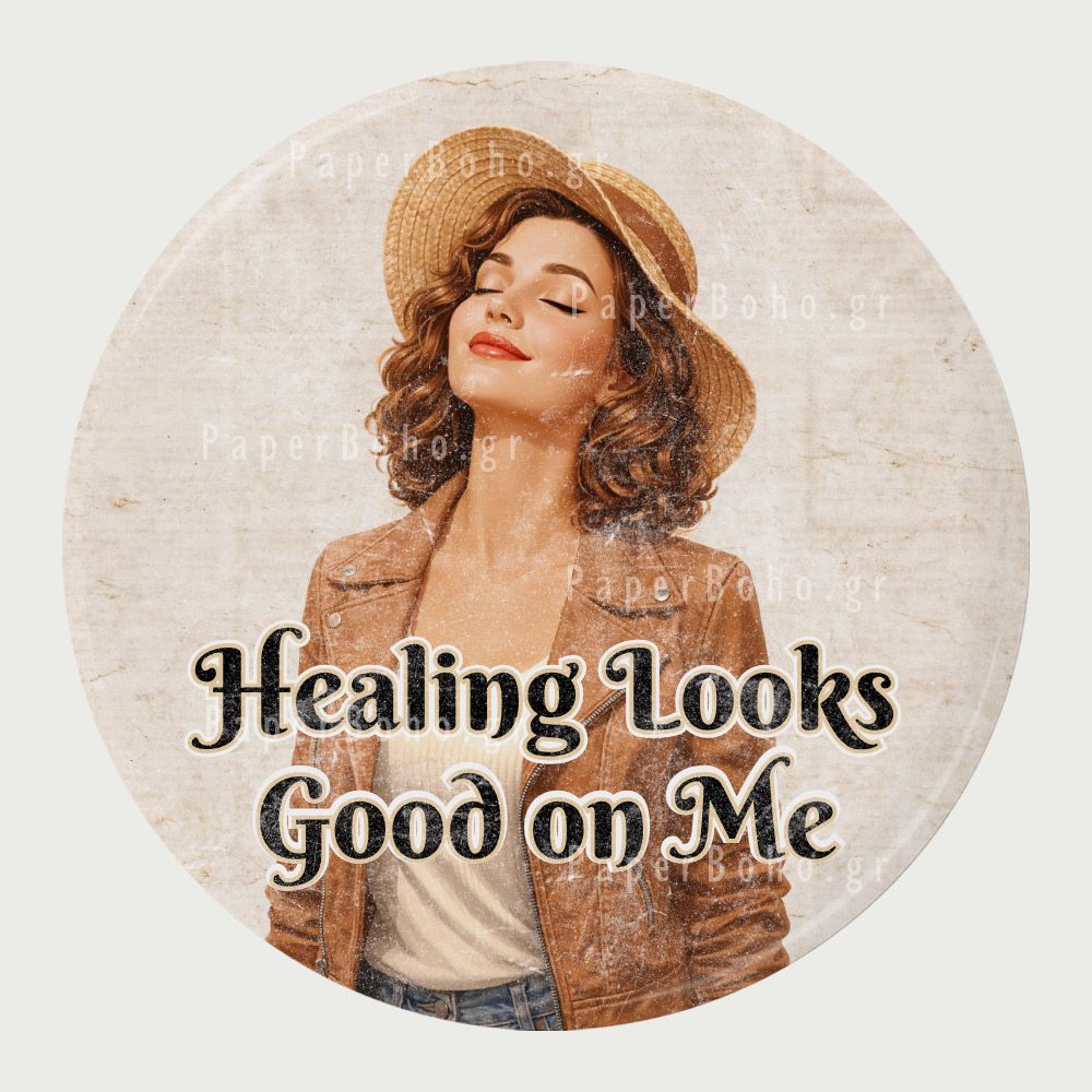 Ρετρό Μαγνητάκι Ψυγείου Healing Looks Good on Me